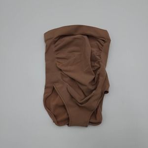 Skims Sculpting High Waist Maternity Briefs in Camel Size S/M